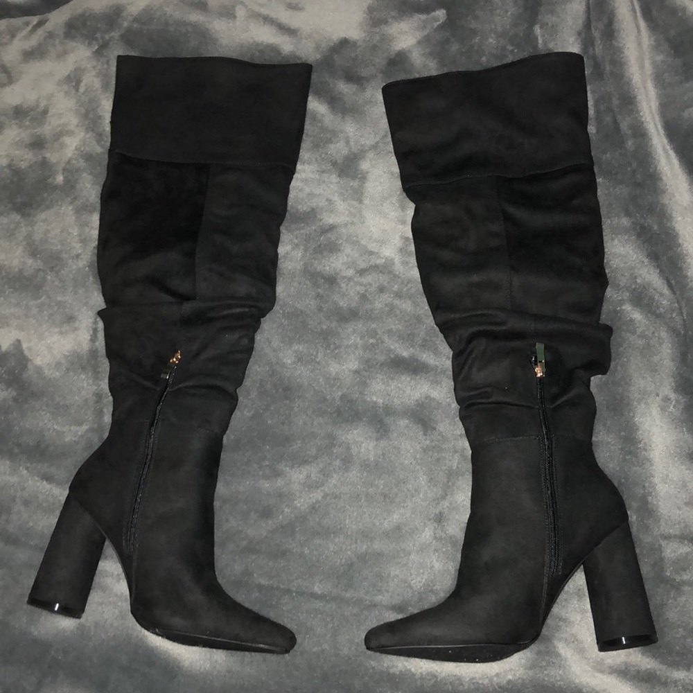✨Carmen Slouchy Black Heeled Boot | Brand New✨